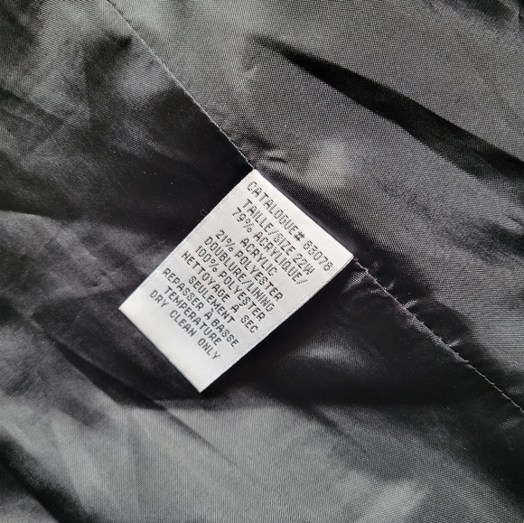 Vintage vanity fair tweed like oversize blazer - Picture 5 of 5